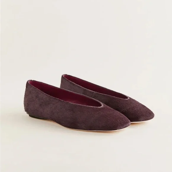 Reformation Prudence Pony Hair Flats - Picture 5 of 9